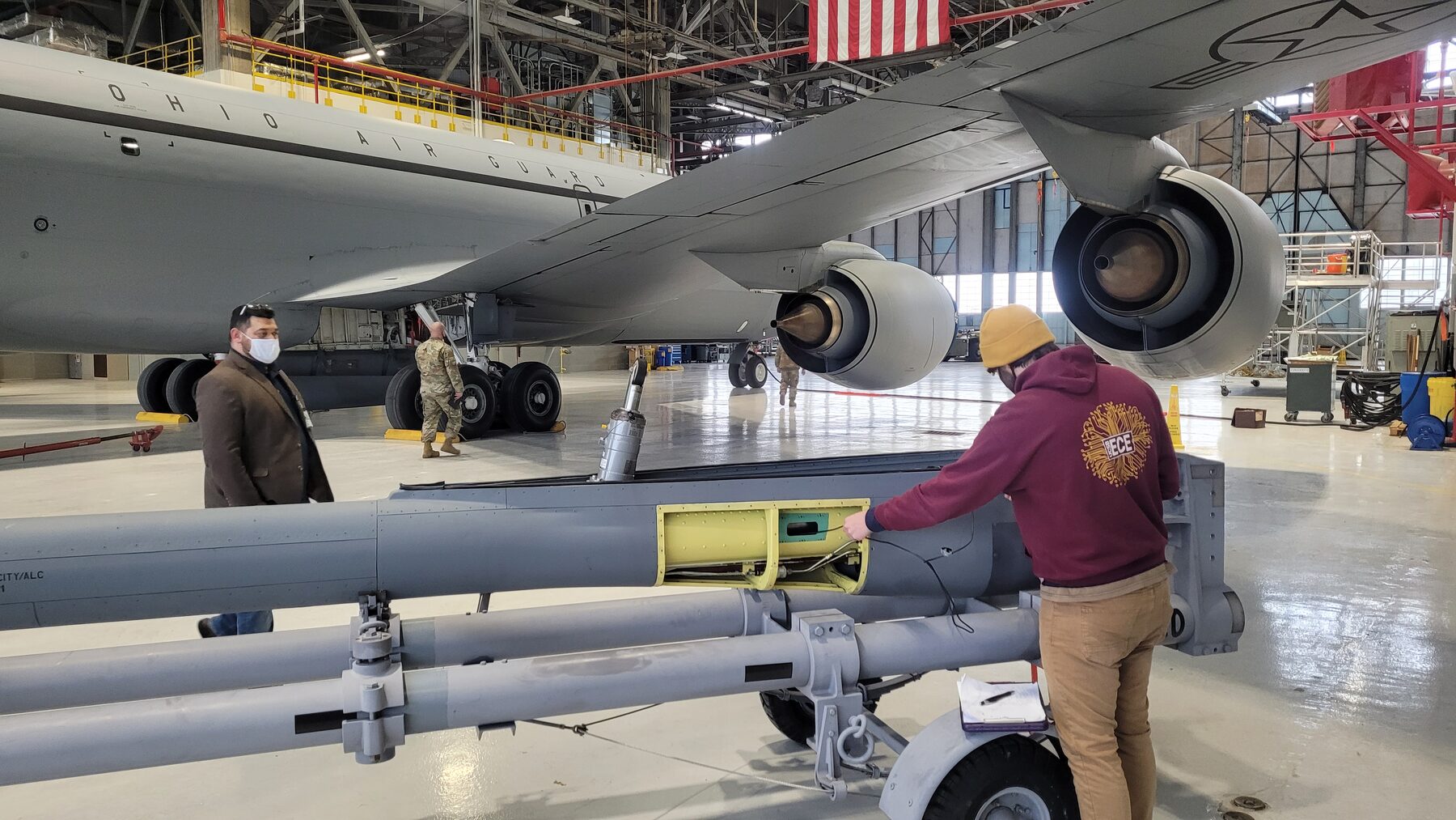 Plitzie fieldwork supporting an aircraft maintenance environment
